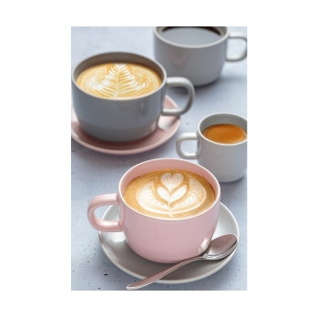 Чашка для каппучино Cafe concept, 400, мл розовая
