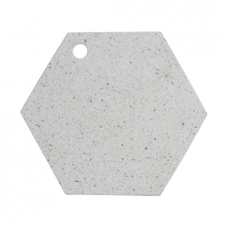 Доска сервировочная из камня Elements Hexagonal, 30 см